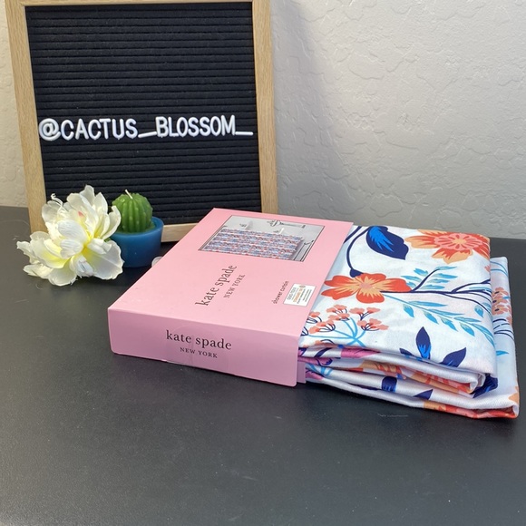 Kate, Spade, Multi floral, fabric shower curtain - Picture 5 of 5